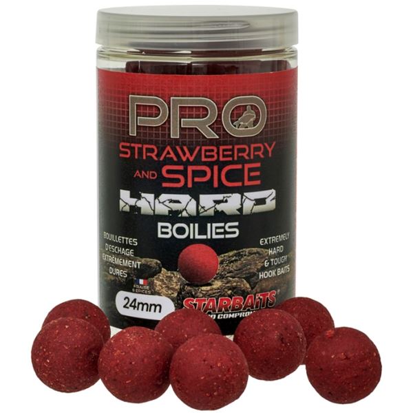 Starbaits Boilie Hard Pro Strawberry Spice 200 g
