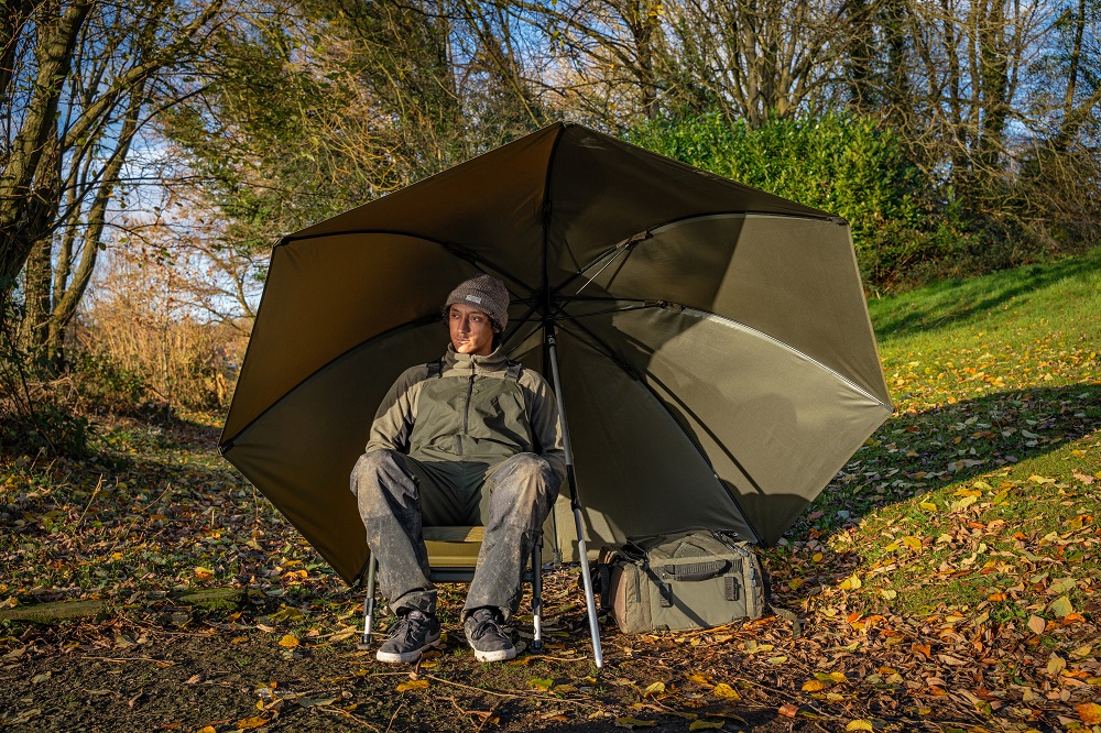 Levně Korum přístřešek progress graphite brolly 50”