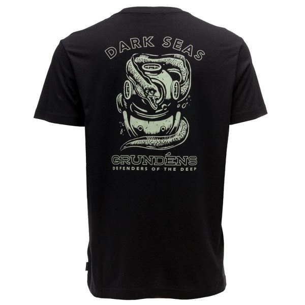 Grundéns Tričko Dark Seas X Grundens Luminate SS T-Shirt Black