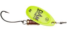 Dam Třpytka Effzett Spinner With Single Hooks Sinking Yellow