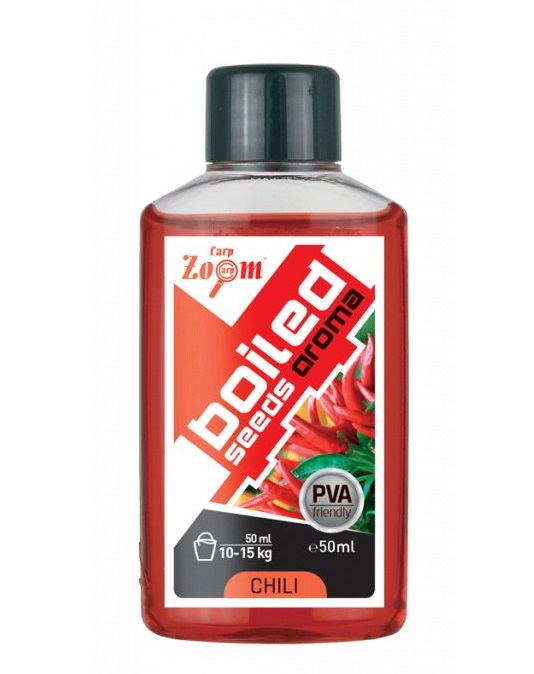 Carp zoom posilovač boiled seeds aroma 50 ml - chilli