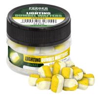 Carp Zoom Svítící Wafters FC Lighting Dumbel Wafters 15 g 8x12 mm - Ananas
