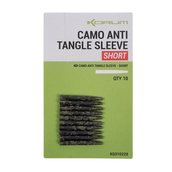 Korum Převleky Camo Anti Tangle Sleeve Short 10 ks