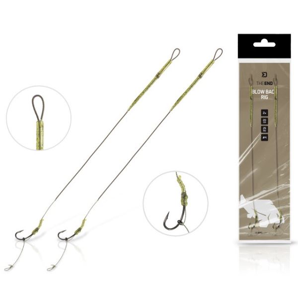 Delphin Návazec TheEND Blow Back Rig 20 cm 25 lb 2 ks