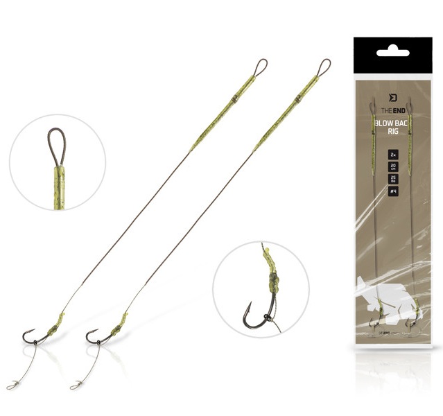 Levně Delphin návazec theend blow back rig 20 cm 25 lb 2 ks - 6