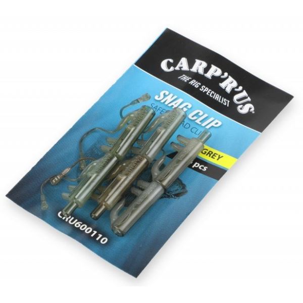 Carp´R´Us Vypínací Závěsky Snag Clips 6 ks Grey Limitovaná Edice