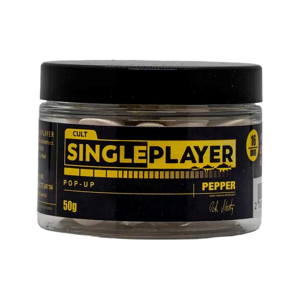 Singleplayer Plovoucí Boilies Pop-Up Boilies Pepper 50 g