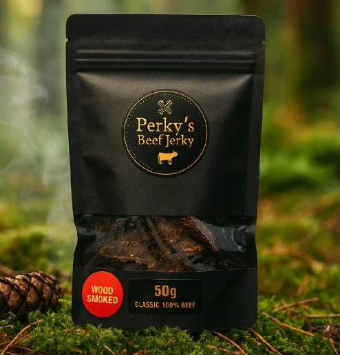 Perky´s jerky sušené hovězí maso classic 100% beef (wood smoked) 50 g