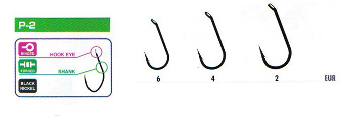 Levně Hayabusa háčky hooks model p2-velikost 6