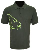 Zfish Tričko Carp Polo T-Shirt Olive Green