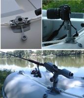 Sportex Nafukovací Čluny SHELF 230F Lamelová Podlaha s Úchyty FASTEN Šedý 2x Lavička (12)