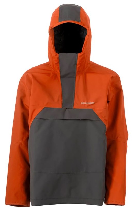 Grundéns bunda full share anorak red orange - l