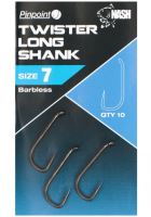 Nash Háčky Twister Long Shank Barbless Bez Protihrotu 10 ks (1)