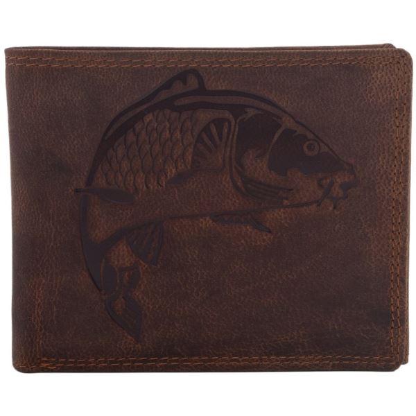 Mercucio Peněženka Světlehnědá Embos 33 Kapr