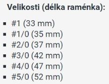 RedBass Háček Spinning Cheburashka Hooks 825 Classic 10 ks (2)