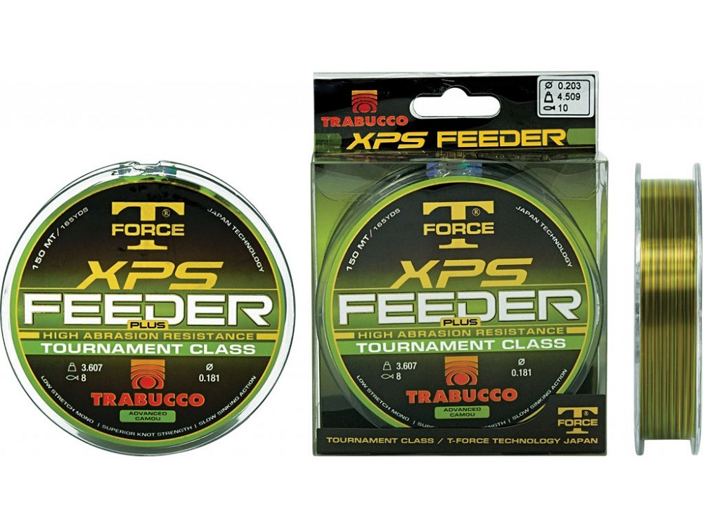 Trabucco vlasec xps feeder plus 150 m - 0,22 mm 5,68 kg