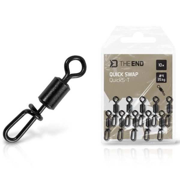 Delphin Rychlovýměnný Obratlík TheEND QuickS-T #4 35 kg 10 ks