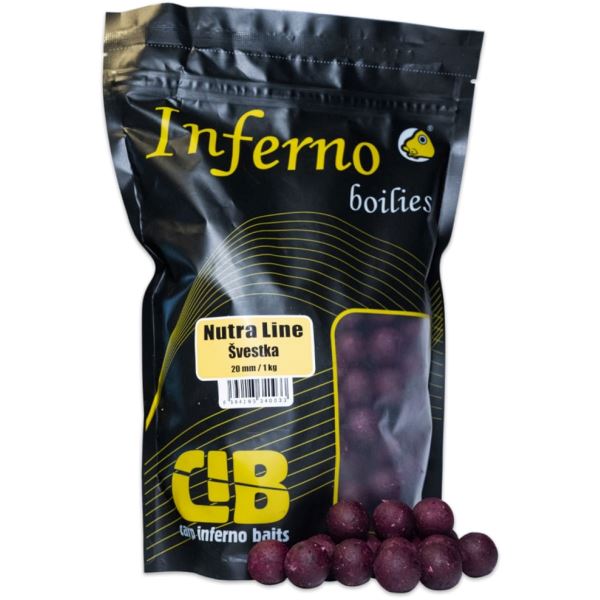 Carp Inferno Boilies Nutra Line Švestka