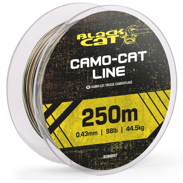 Black Cat Splétaná Šňůra Camo-Cat Line 250 m