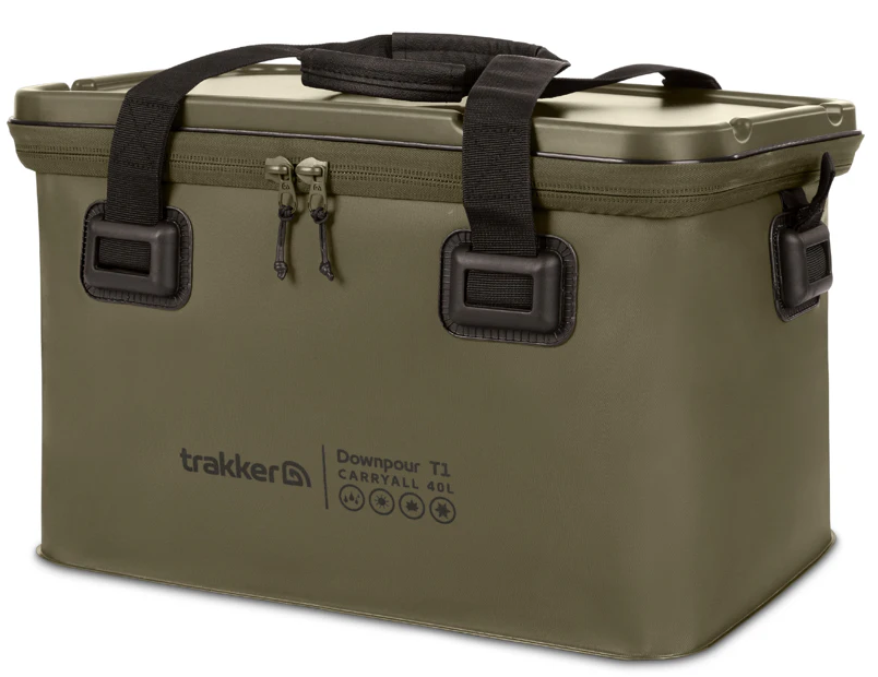 Trakker voděodolná taška downpour t1 carryall l 40l - green