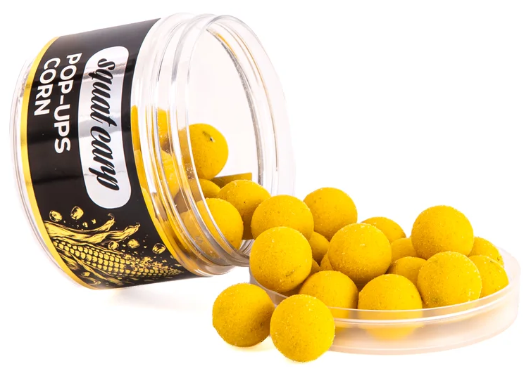 Squat carp plovoucí boilies pop-up corn 60 g - 12 mm