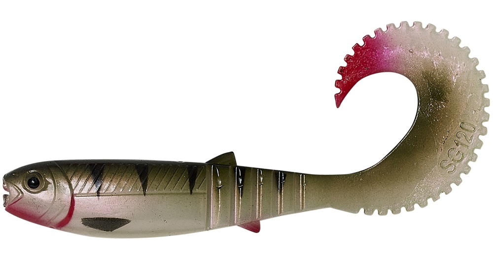 Levně Savage gear gumová nástraha cannibal curl tail bulk perch-10 cm 5 g