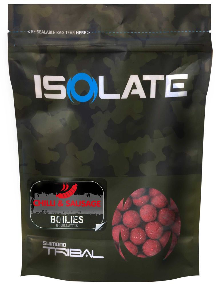 Shimano boilies isolate chilli sausage - 1 kg 20 mm