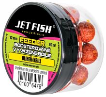 Jet Fish Feeder Boosterované Vyvážené Boilie 60 ml 12 mm