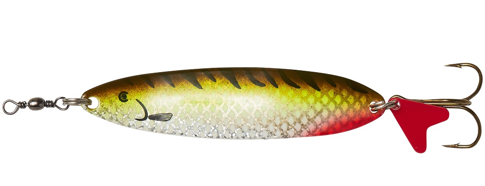 Dam třpytka effzett slim standard spoon uv blue chartreuse - délka 9,5 cm hmotnost 32 g