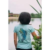 Giants Fishing Tričko Zelené Koi Kapr Dámské (5)