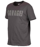 Savage Gear Triko Simply Savage Tee Grey-Velikost S