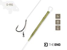 Delphin Návazec TheEND D-Rig 20 cm 17 lb 2 ks (1)