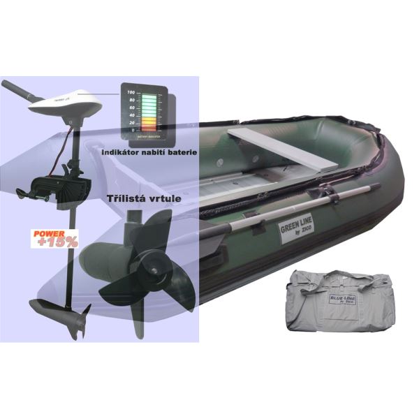 Zico Akční Set Člun GL320 + El.Motor Turbo LX 50