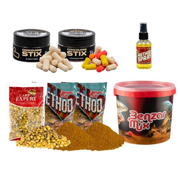 Benzar Mix Set Krmení Pro Kapry Do Teplé Vody S Kbelíkem