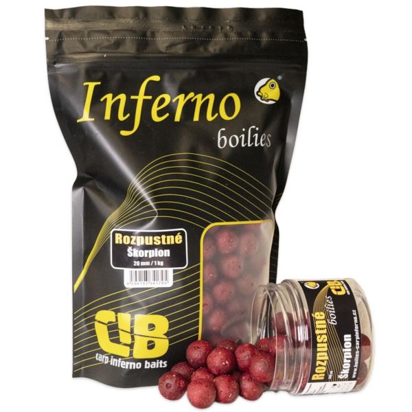 Carp Inferno Rozpustné Boilies Hot Line Škorpion