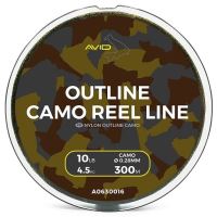 Avid Carp Vlasec Outline Camo Reel Line - 300 m 0,28 mm 4,5 kg 10 lb