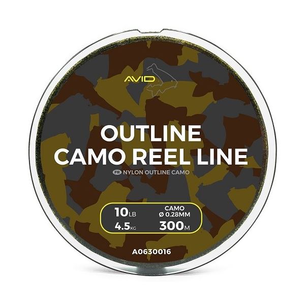 Avid Carp Vlasec Outline Camo Reel Line