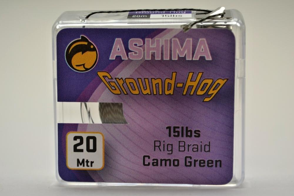 Levně Ashima extra potápivá návazcová šňůra ground-hog 20 m 15 lb -barva brown