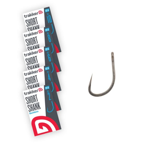 Trakker Háčky Short Shank Hooks Barbless