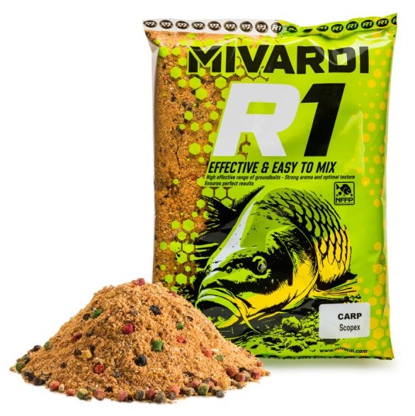 Levně Mivardi krmítková směs r1 carp 1,4 kg - scopex