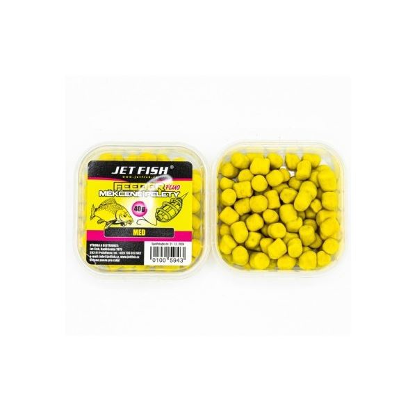 Jet Fish Fluo Měkčené Peletky 40 g