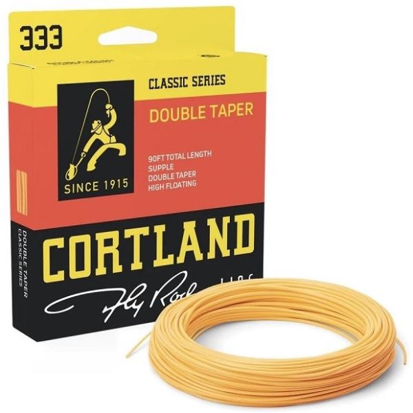 Cortland Muškařská Šňůra 333 Classic Floating Double Mango Orange 90 ft