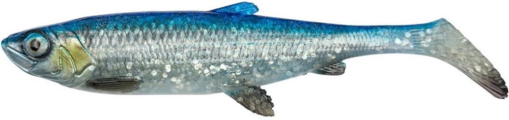 Levně Savage gear gumová nástraha 3d herring shad v2 blue silver - 25 cm 102 g