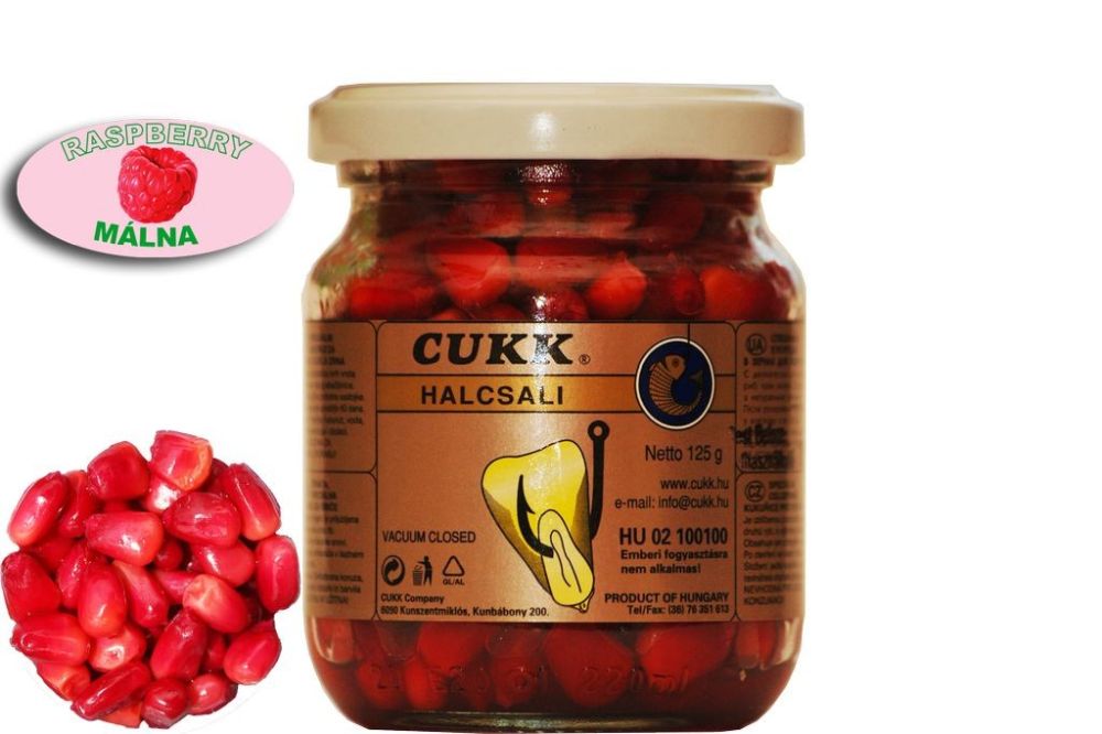 Levně Cukk kukuřice bez nálevu 220 ml - malina