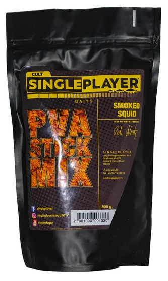Levně Singleplayer pva stick mix smoked squid 500 g