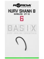 Korda Háčky Basix Kurv Shank Barbless (5)