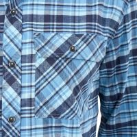 Grundéns Košile Dungeness Seawool Flannel Shirt Grass (2)