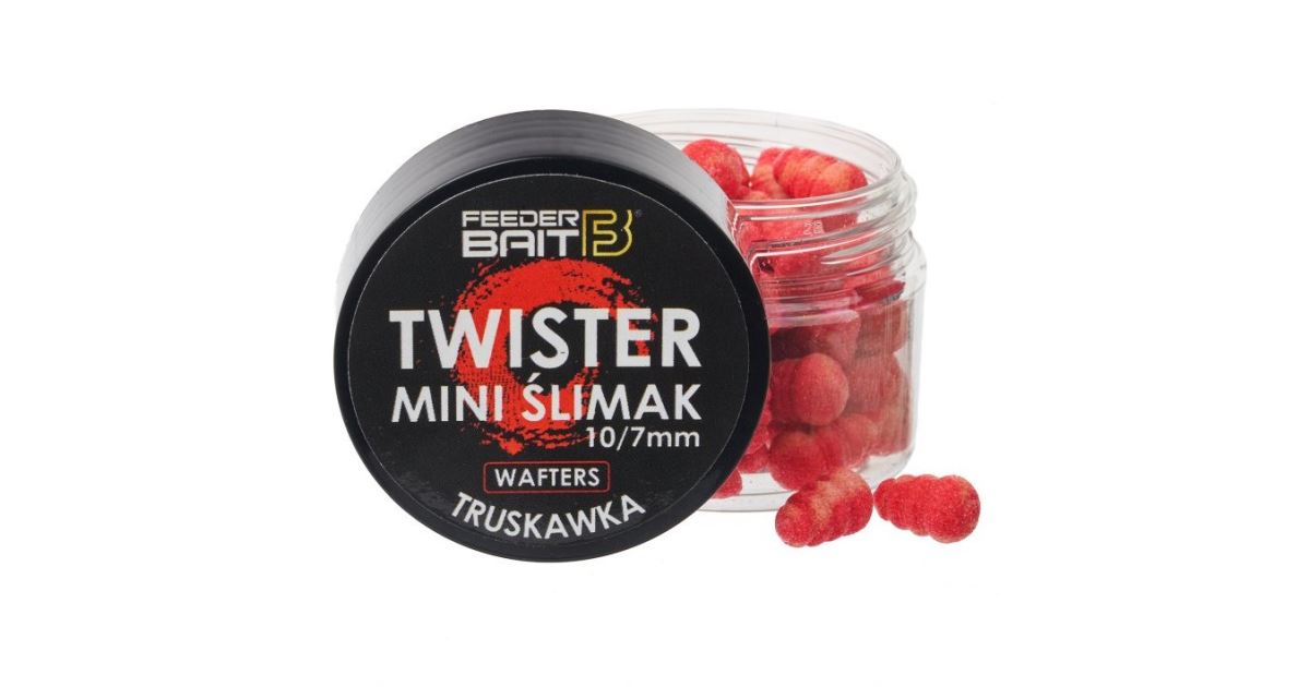 FeederBait Twister Mini limak Wafters 10/7 mm 25 ml - Jahoda