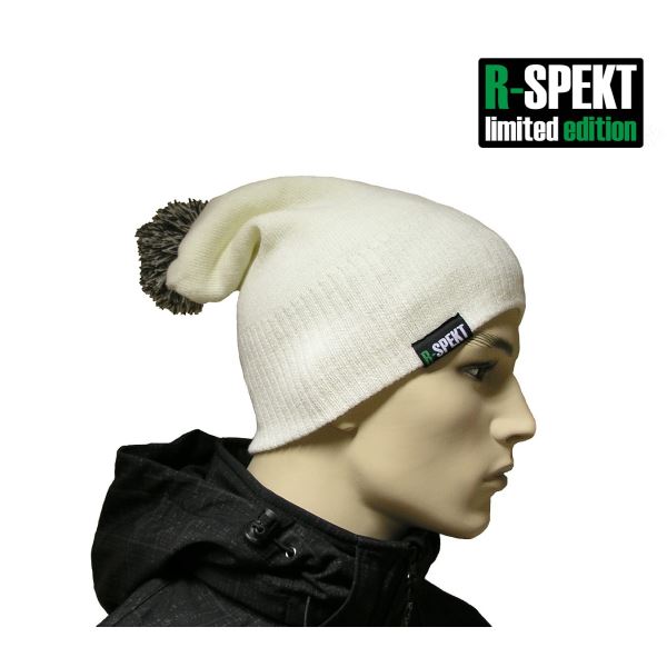 R-SPEKT Kulich pompom DUO beanie style smetanový