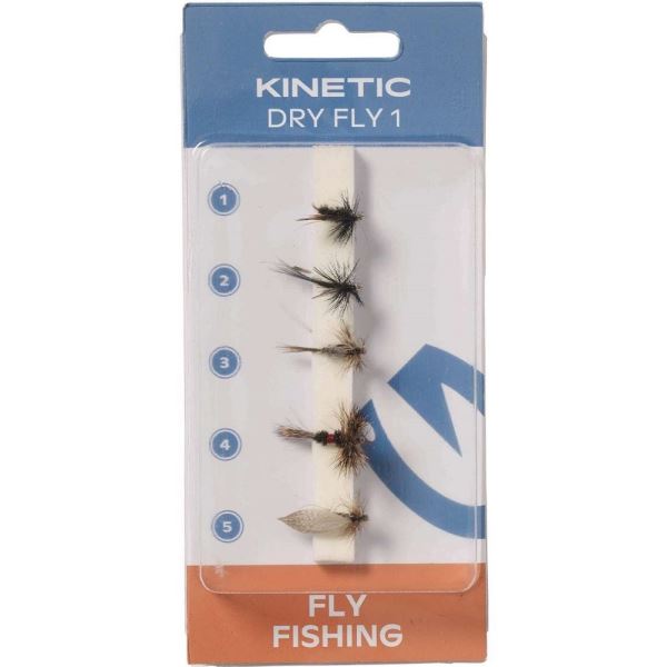 Kinetic Mušky Dry Flies 1 5 ks